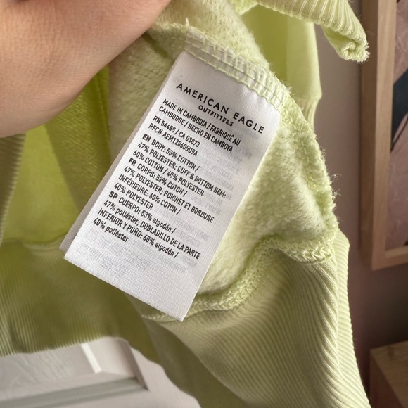 AE Big Hug Oversized Notch Neck Sweatshirt - Picture 3 of 4